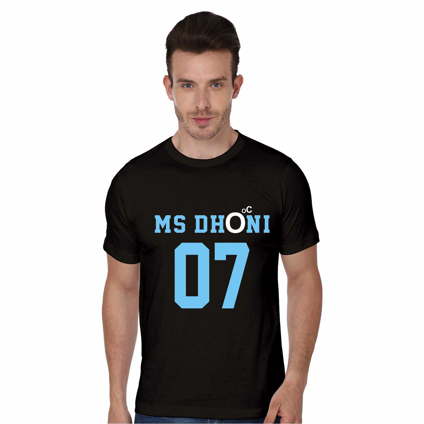 M S Dhoni Fan T Shirts